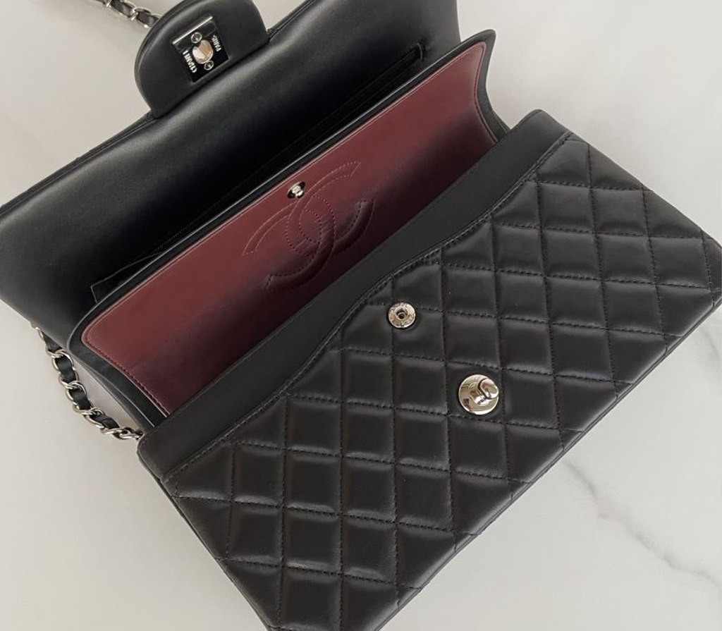 Classic Quilted Double Flap Shoulder Bag