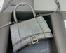 Sparkling Silver Mini Handbag – Hourglass Shape