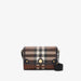 Heritage Archive Crossbody Bag – Compact Checked Canvas & Leather