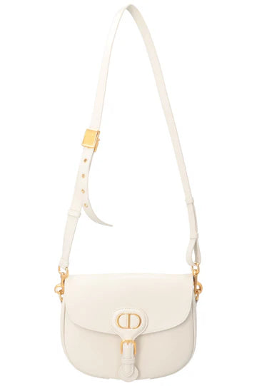 Monogram Canvas Tote Bag -white with Leather Trim