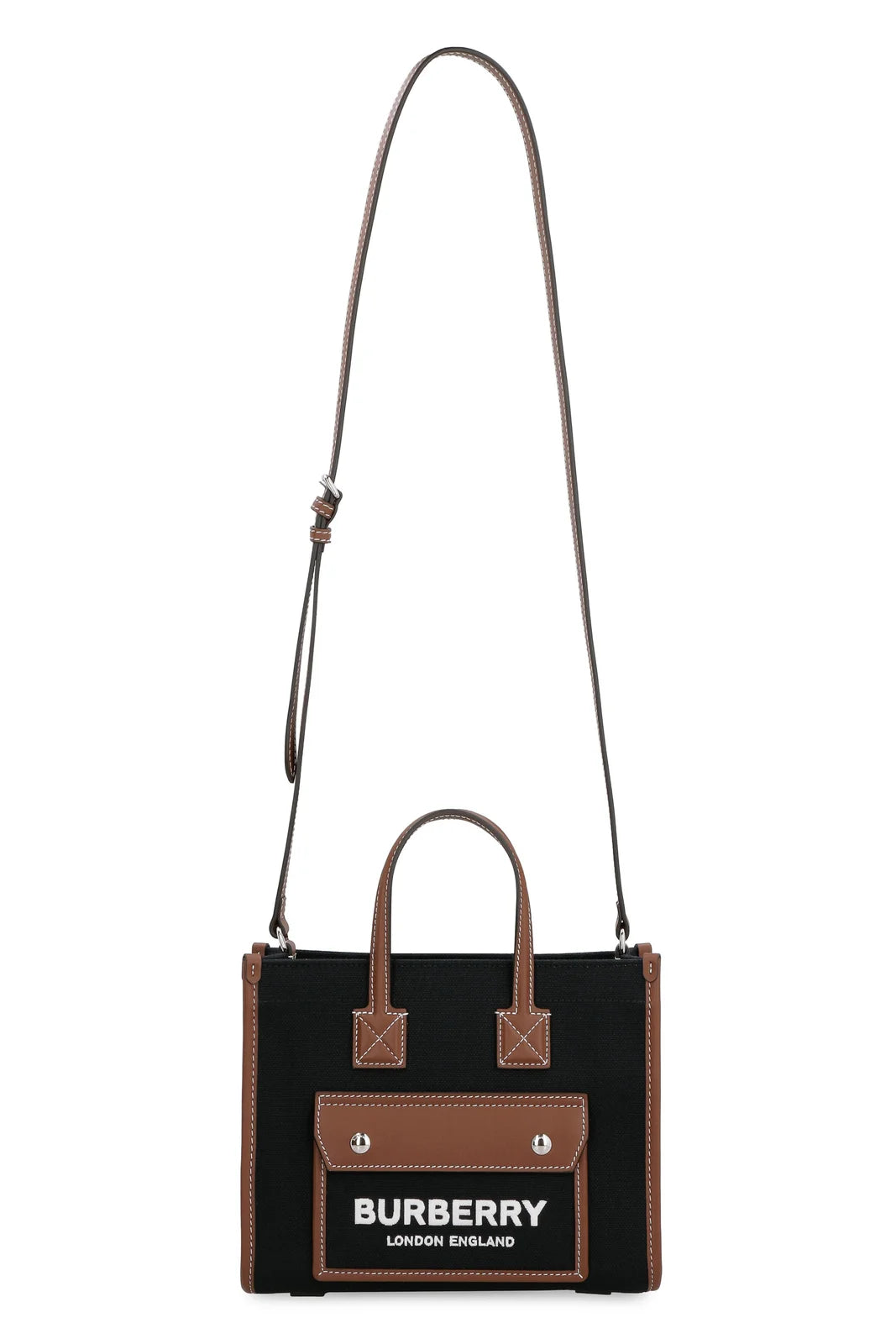 Embroidered Heritage Check Tote