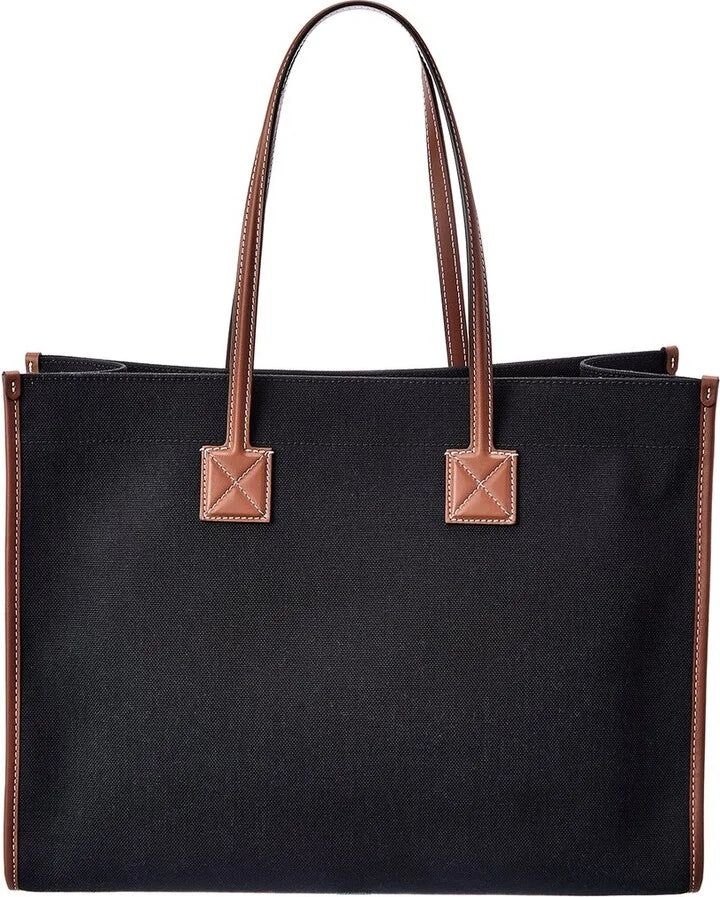 Embroidered Heritage Check Tote