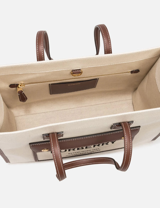 Natural Heritage Plaid Tote